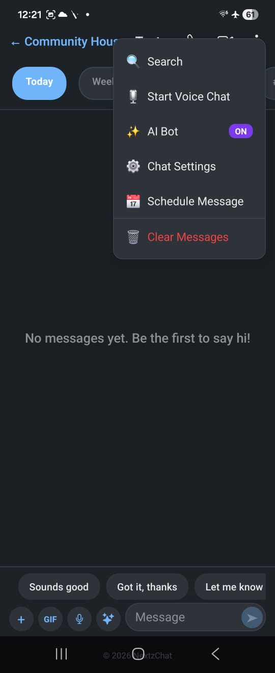 NextzChat messaging
